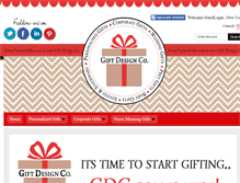 Tablet Screenshot of giftdesignco.com